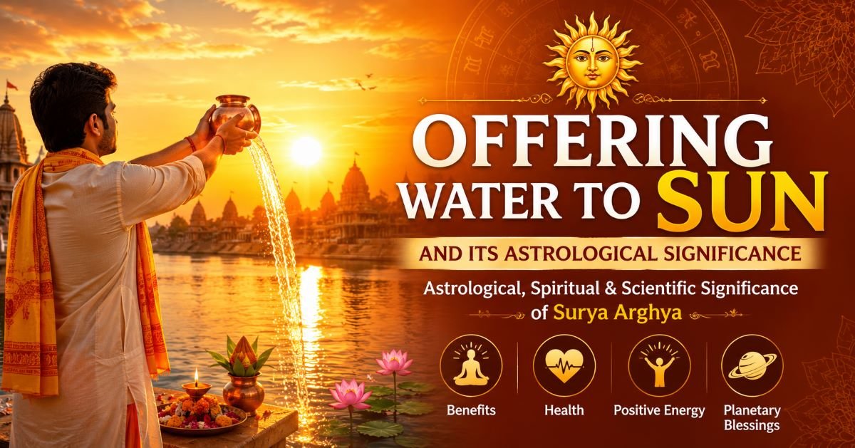 OFFERING WATER TO SUN AND IT’S ASTROLOGICAL SIGNIFICANCE