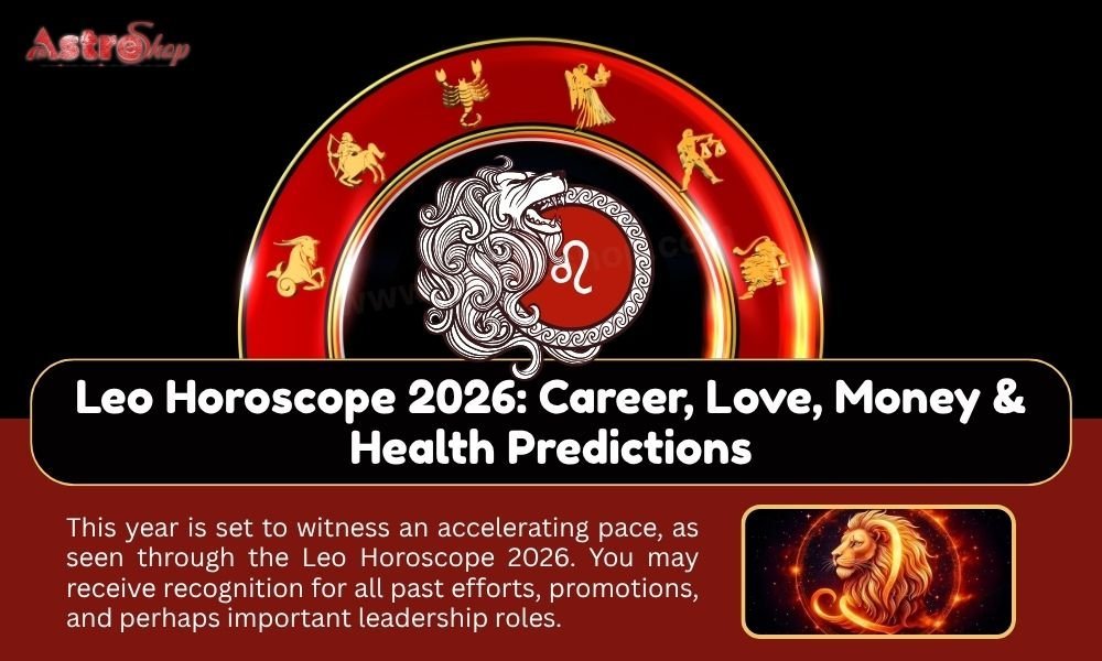 Leo Horoscope 2026: Career, Love, Money & Health Predictions