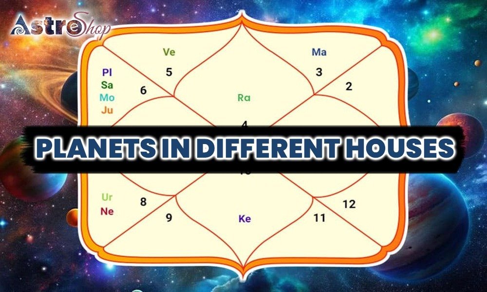 VEDIC ASTROLOGY: PLANETS IN DIFFERENT HOUSES